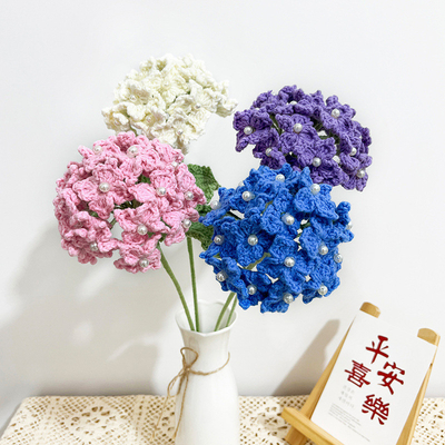 ราคาดี 9x45 ซม. ทําด้วยมือ สีโฮตเรนเจีย พวงดอกไม้เท็จ สําหรับของขวัญแต่งงาน สีผูก ออนไลน์