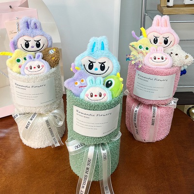 ราคาดี 15x30cm วันวาเลนไทน์ Labubu Plush Doll Bouquet Doll Gift สําหรับแฟนและเพื่อนที่ดีที่สุด ของขวัญวันเกิด หลากหลายตุ๊กตา ออนไลน์