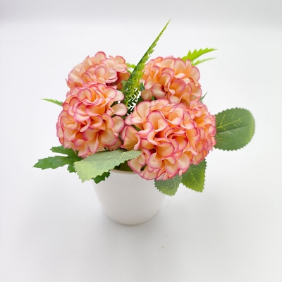 ราคาดี ดอกไม้ประดับหอร์เทนเซียเทียมสําหรับห้องนั่งเล่นในบ้าน ออนไลน์