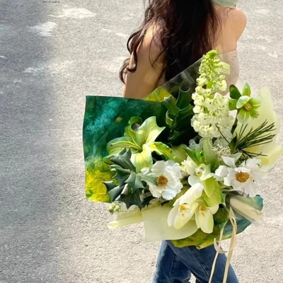 ราคาดี กระดาษผงผงหินที่ล้างด้วยหมึก กระดาษบรรจุดอกไม้ ออนไลน์
