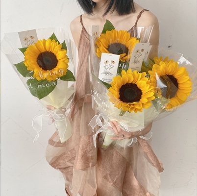 ราคาดี วันครู ภาษาอังกฤษโปร่ง opp พลาสติก กันน้ํา Cellophane ดอกไม้ วัสดุการบรรจุ ดอกไม้ดอกไม้ ดอกแดด กระดาษบรรจุดอกไม้ ออนไลน์