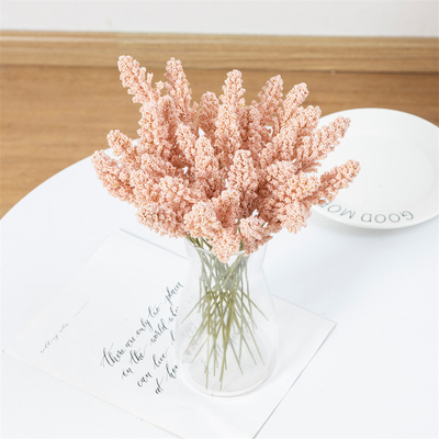 ราคาดี Foam wheat ear lavender wedding simulation bouquet, artificial handcrafted artificial flowers, cross-border plant decoration, photo props ออนไลน์