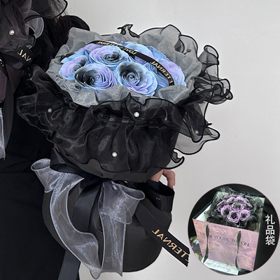 ราคาดี Soap flower bouquet birthday gift girl Qixi gift high-level rose plum jam bouquet simulation flower ออนไลน์