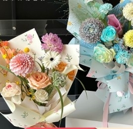 ราคาดี กระดาษบรรจุดอกไม้กันน้ํา สีสันดอกไม้ ออนไลน์