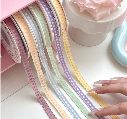 ราคาดี สร้อยกระโดดกรีดริบบอน ดอกไม้ Bundle Bow Tie Cake Baking Ribbon ดอกไม้ศิลปะ ออนไลน์