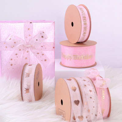ราคาดี 9cm/9m สร้อยสีชมพูวันเด็ก เหมาะสําหรับ DIY ของขวัญมือ การตกแต่งเค้กวันเกิด และกระปุกกล่องของขวัญ ออนไลน์