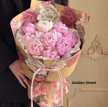 ราคาดี Guose Fanghua DIY การจัดดอกไม้ กระดาษบรรจุดอกไม้ 35*50cm 30-45 วัน เวลาจัดส่ง ออนไลน์