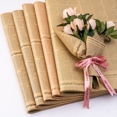 ราคาดี กระดาษคราฟท์วินเทจหลากสีสำหรับห่อหนังสือ ห่อของขวัญ ห่อช่อดอกไม้ ห่อดอกไม้ และหนังสือพิมพ์ภาษาอังกฤษ ออนไลน์