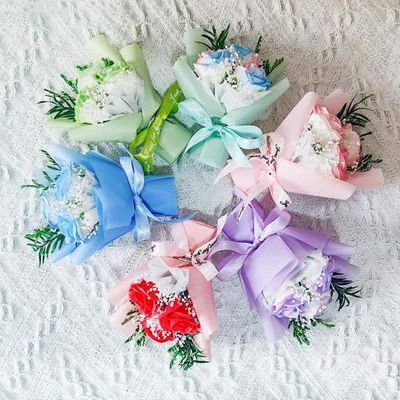 ราคาดี ดอกสบู่ขนาดเล็ก สีแดง ดอกกุหลาบขนาดเล็ก สีเบาแบบทําด้วยมือ รุ่น 012 วันวาเลนไทน์ วันแม่วันขอบคุณพระเจ้า ออนไลน์