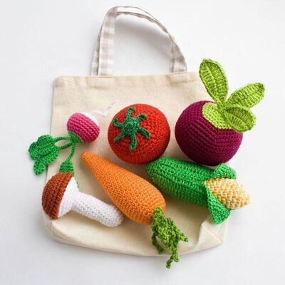 ราคาดี Amigurumi Baby Play Cute Vegetable Crochet Handmade Baby Toys ออนไลน์