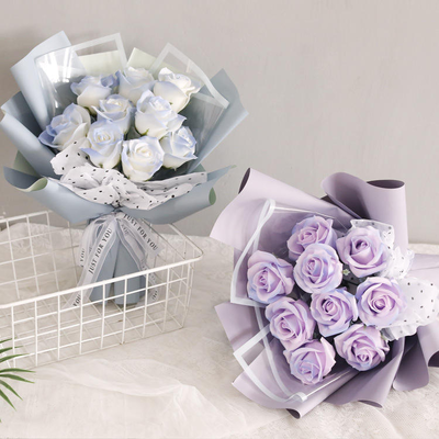 ราคาดี กล่องของขวัญทําด้วยมือ กล่องของขวัญดอกไม้สีกุหลาบสีน้ํามันหอมยาวนาน กล่องของขวัญดอกไม้สีกุหลาบสีกุหลาบสีกุหลาบสําหรับวันวาเลนไทน์ วันเกิดวันคริสต์มาส ของขวัญโลโก้แต่งตัว ออนไลน์