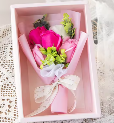 ราคาดี โรแมนติก เสมอ Rose ซาปูน ดอกไม้พุ่มกล่องของขวัญสําหรับเธอหอม ปลอดภัย ดอกไม้วันเกิด วันวาเลนไทน์ Gif ออนไลน์