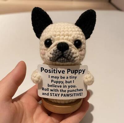 ราคาดี ทําด้วยมือ โปรโมชั่น crochet Puppy Soft Plush Anime Keychain ตุ๊กตาด้วยผ้าใบบรรจุน้ําหนักสําหรับบ้านเด็กหรือของขวัญวันเกิด ออนไลน์