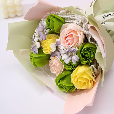 ราคาดี MINI เป็นมิตรกับสิ่งแวดล้อมคุณภาพสูงสบู่ Rose Bouquet รอบรูปสบู่ประดิษฐ์ดอกไม้สำหรับงานแต่งงานวันเกิดครบรอบ Holiday Home Wall Decor ขายส่ง ออนไลน์