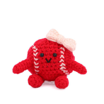 ราคาดี ขายปลีก ขายร้อน กีฬา บาสบอล ทําด้วยมือ กระเทียม Amigurumi ตุ๊กตาสําหรับตกแต่ง เครื่องประดับ ของขวัญวันหยุด ออนไลน์