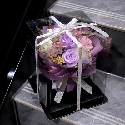 ราคาดี ซาปูนมือใหม่ Rose Bouquet ตารางกล่องของขวัญ Eco Reusable Multi-Holiday ของขวัญงานเทศกาลมือ ออนไลน์