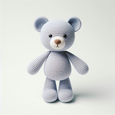 ราคาดี มือทํากระเทียม Amigurumi หมีกระเทียมตุ๊กตาเด็กอ่อนนุ่ม Teddy Bear สัตว์เล่นสําหรับเด็ก ออนไลน์