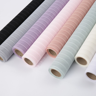 ราคาดี ร้านดอกไม้ห่อบรรจุโพลีเอสเตอร์ลายเดคโคม้วนตาข่าย 70-80gsm ออนไลน์