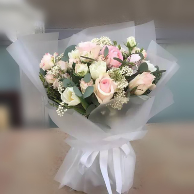 ราคาดี ฟิล์มม้วนกระดาษห่อ OPP 60cmX20m กึ่งโปร่งใสสำหรับตกแต่ง ออนไลน์