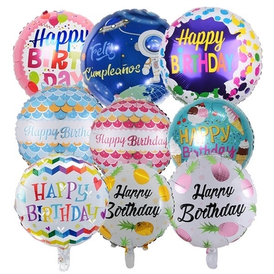 ราคาดี ลูกโป่งฟอยล์จดหมายสุขสันต์วันเกิดทรงกลม 18 นิ้ว Mylar Balloons ออนไลน์
