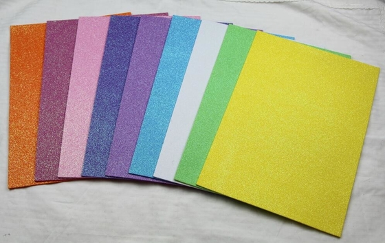 กำหนดเอง 2 มม. สีสัน Iridescent EVA Foam, Goma EVA Glitter For Handicraft
